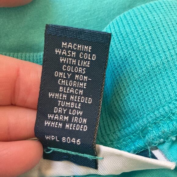 Karen Scott Robin’s Egg Blue Capri Pants, Size L - Picture 6 of 6